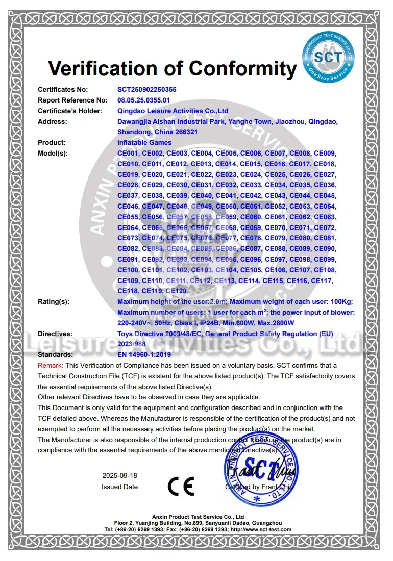 Mini Inflatable Bouncy Castle Jungle With Roof