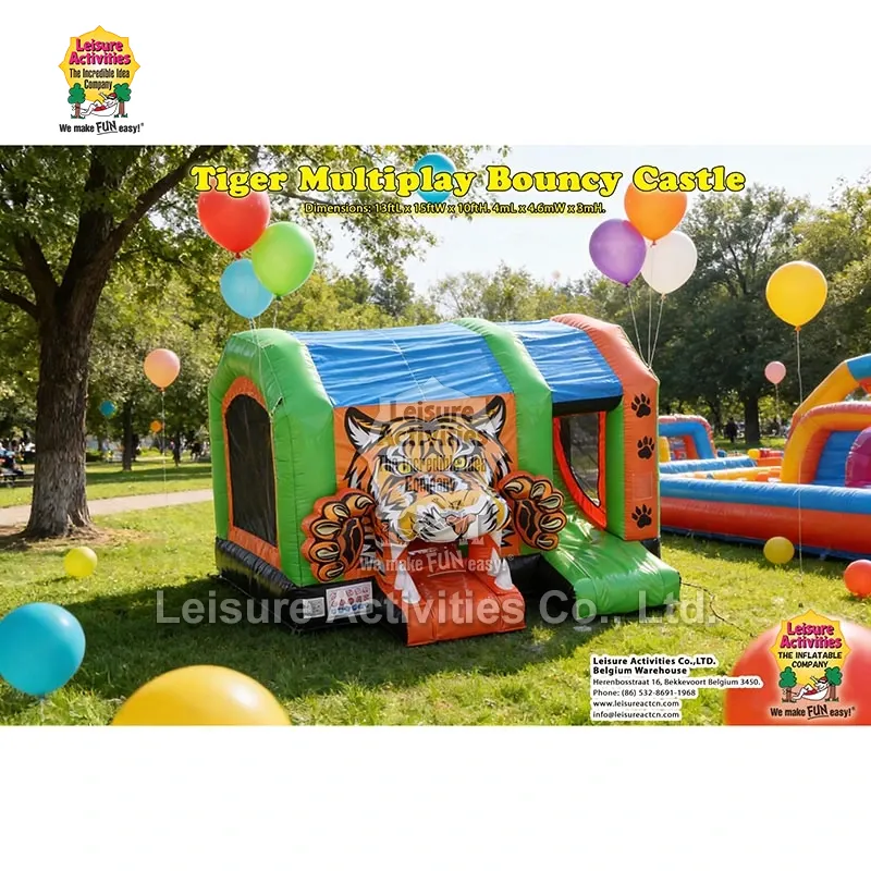 Castele gonflabile standard multiplay Tiger Bouncy